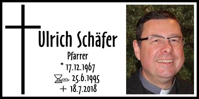 Pfarrer Schäfer verstorben